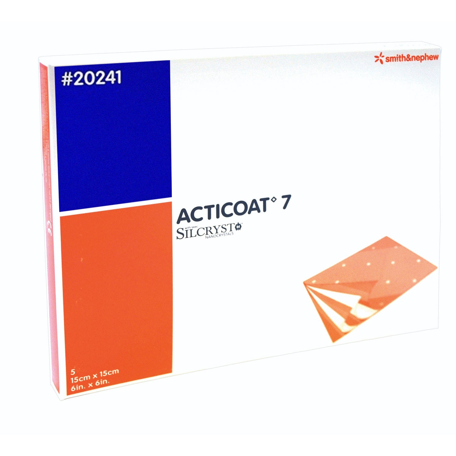 Acticoat 7 Barrier Dressing | 15 x 15cm | Pack of 5