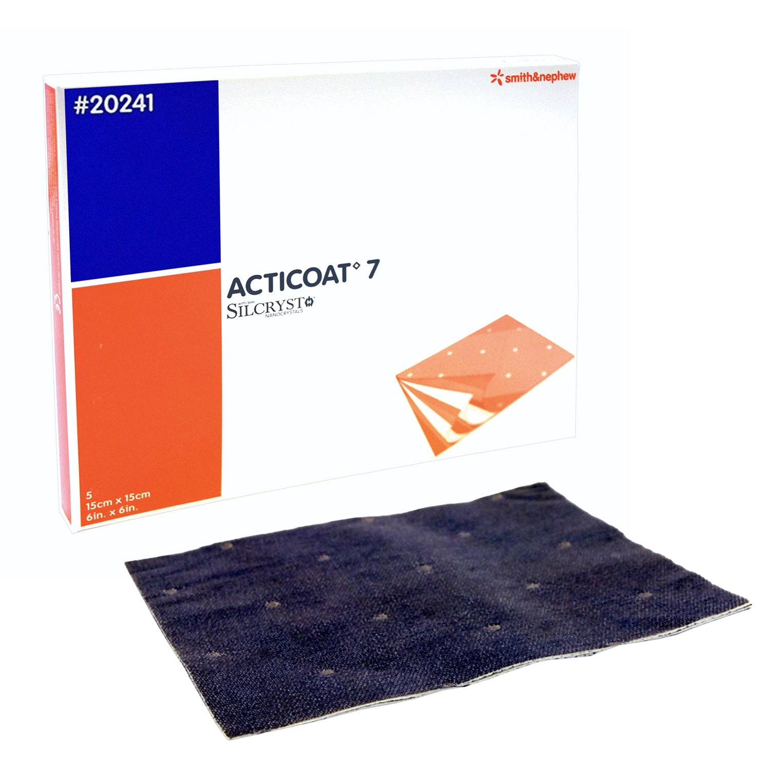 Acticoat 7 Barrier Dressing | 15 x 15cm | Pack of 5 (2)