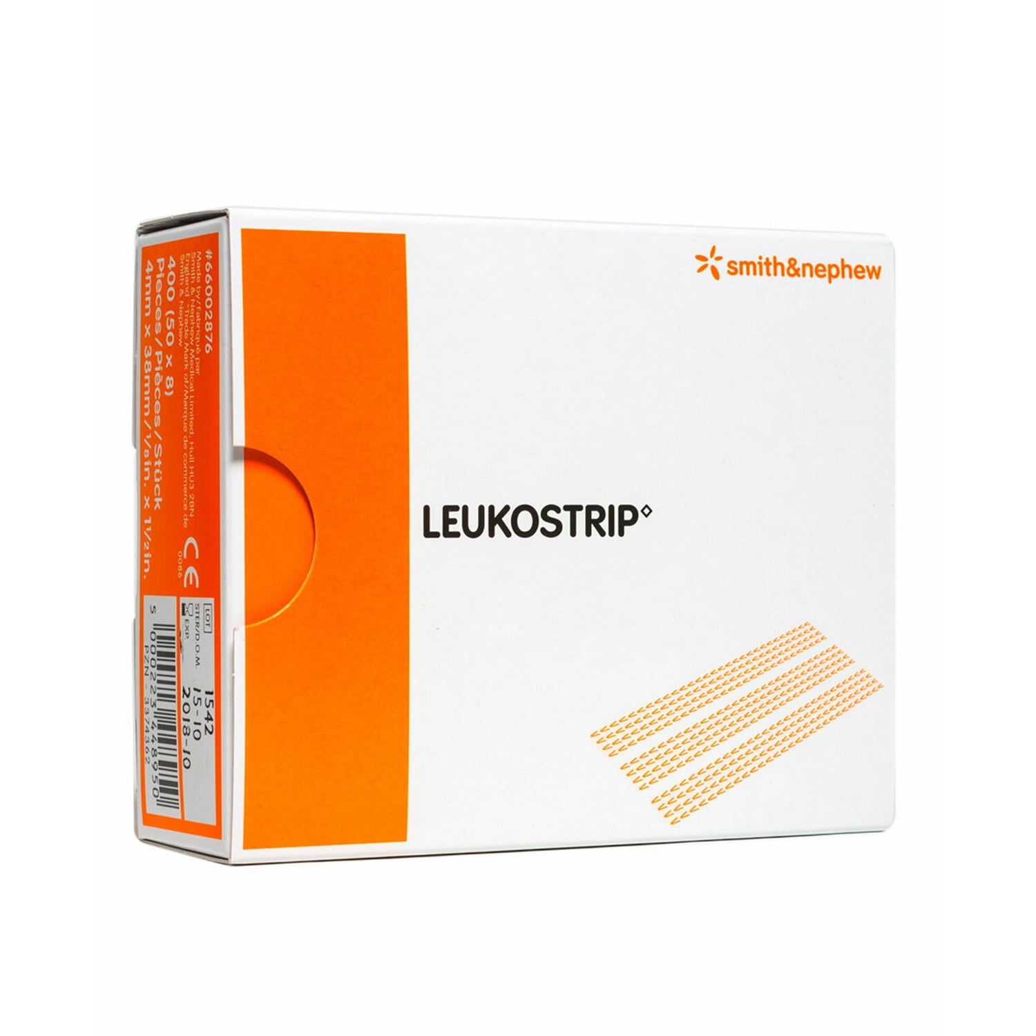 Leukostrip Skin Closure Strips | 4 x 38mm | 8 Strips | Pack of 50