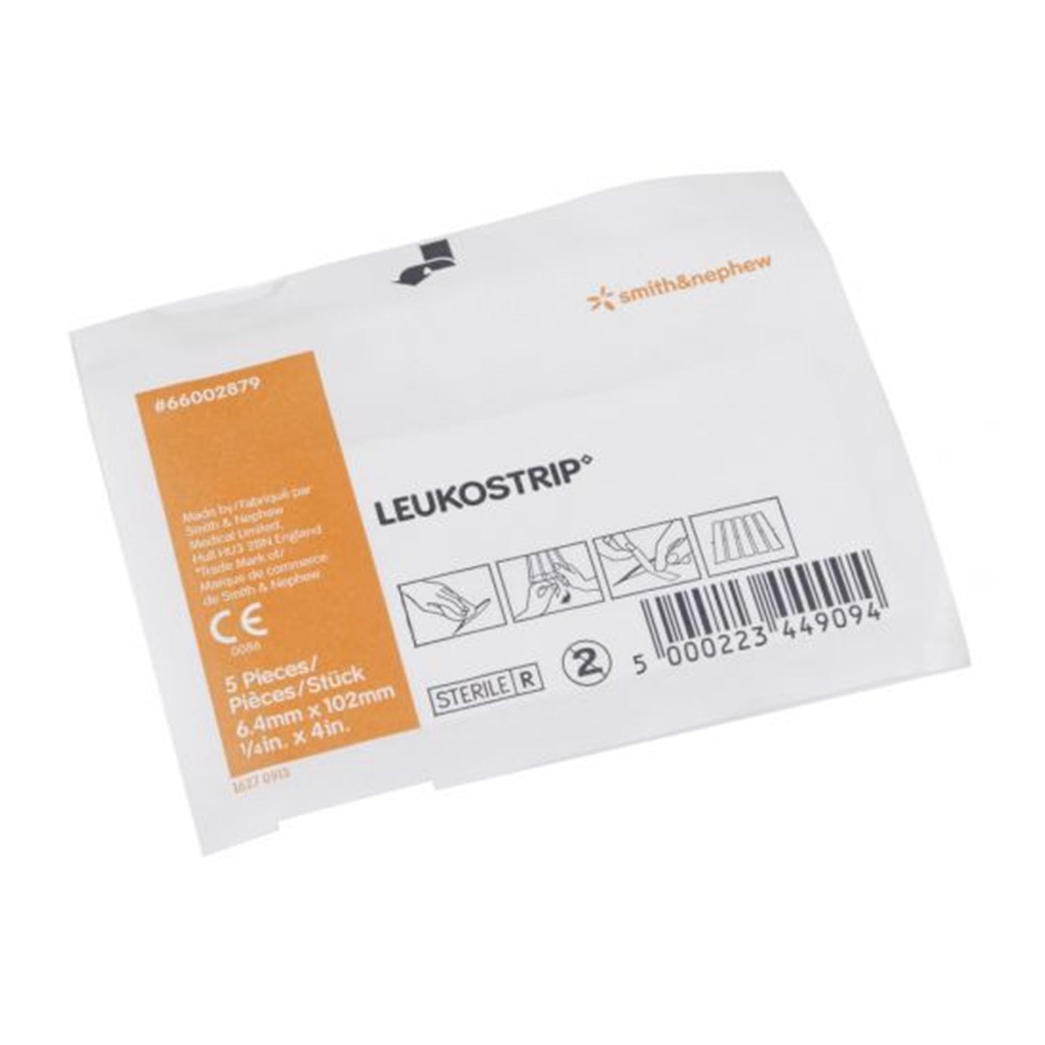 Leukostrip Skin Closure Strips | 6.4 x 102mm | 5 Strips | Pack of 50 (4)