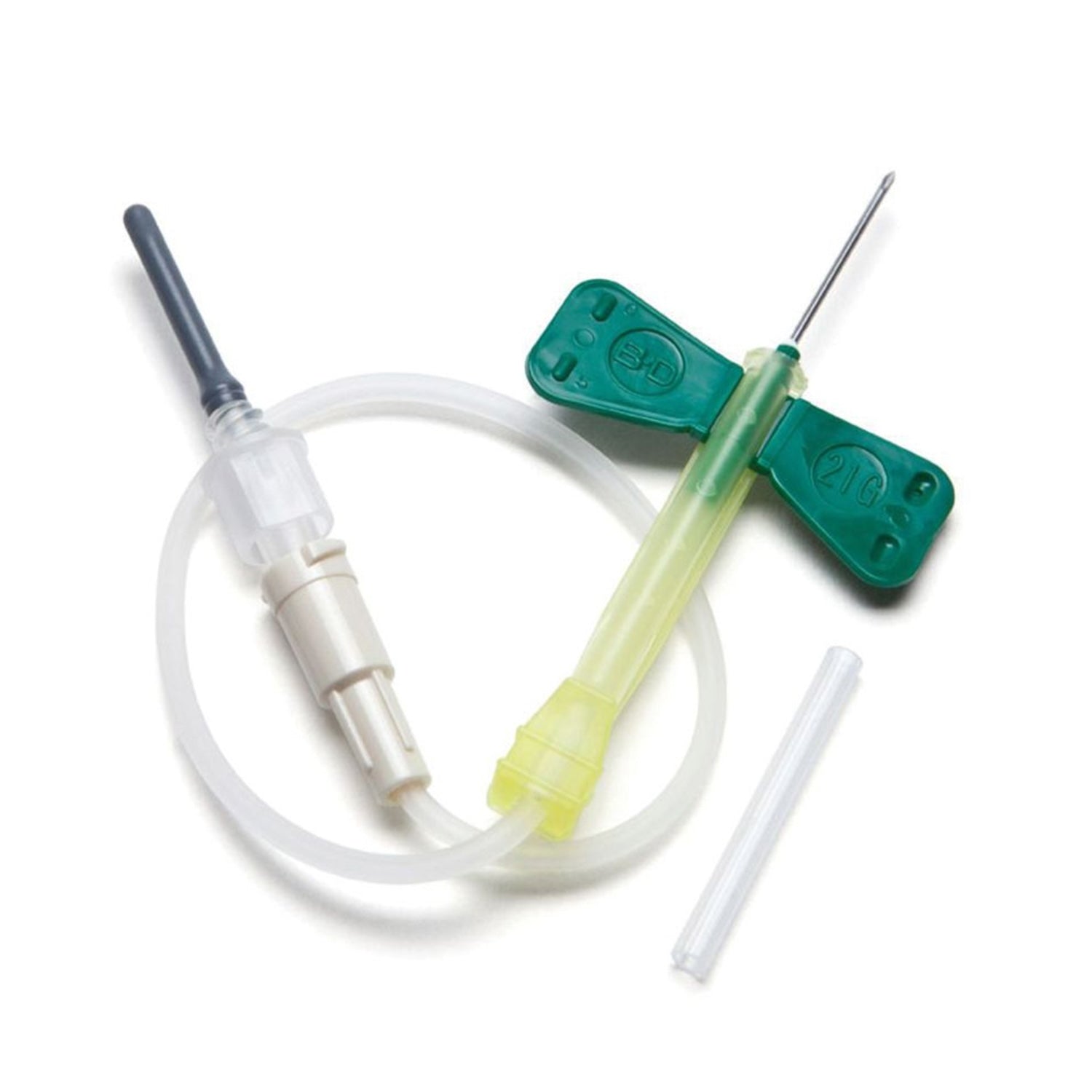 BD Vacutainer Safety Lok Blood Collection System | 0.75" Needle | 21G x 7" Tubing | Pack of 50