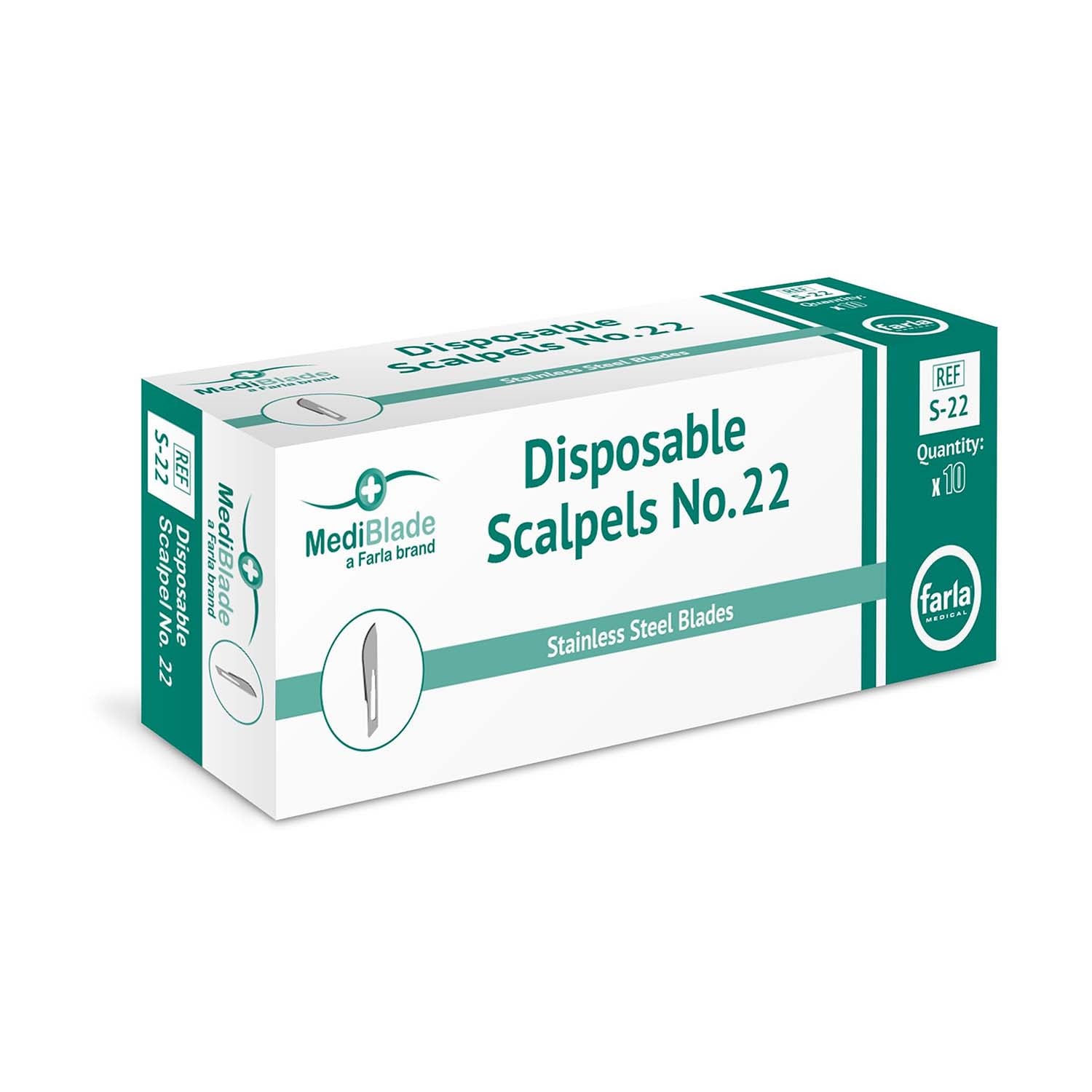 MediBlade Scalpels | Disposable | Sterile | Pack of 10