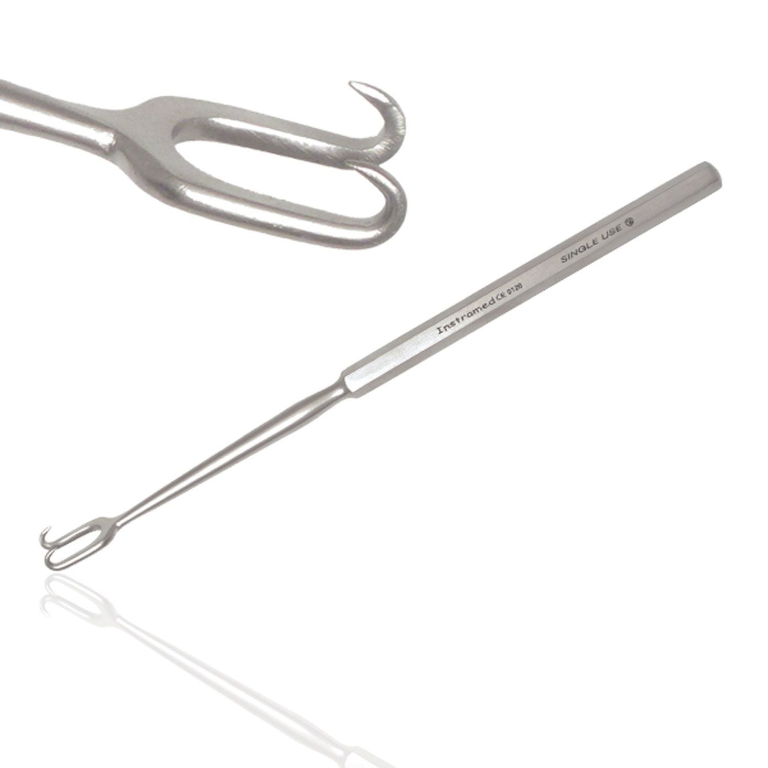 Instramed Gillies Skin Instrument | Double Hook | Sterile | 15.5cm
