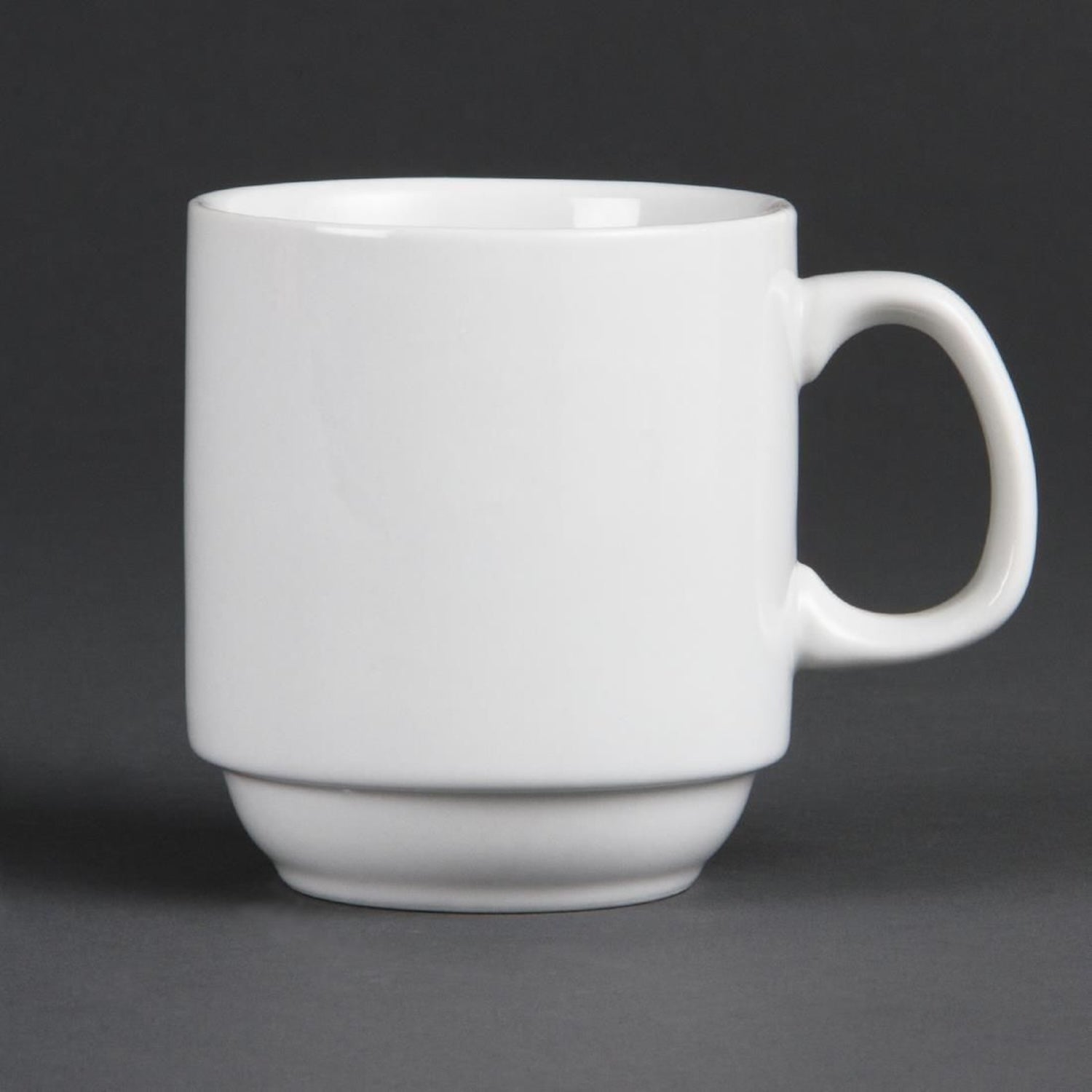 Olympia Whiteware Mug Stackable | 284ml | Pack of 36