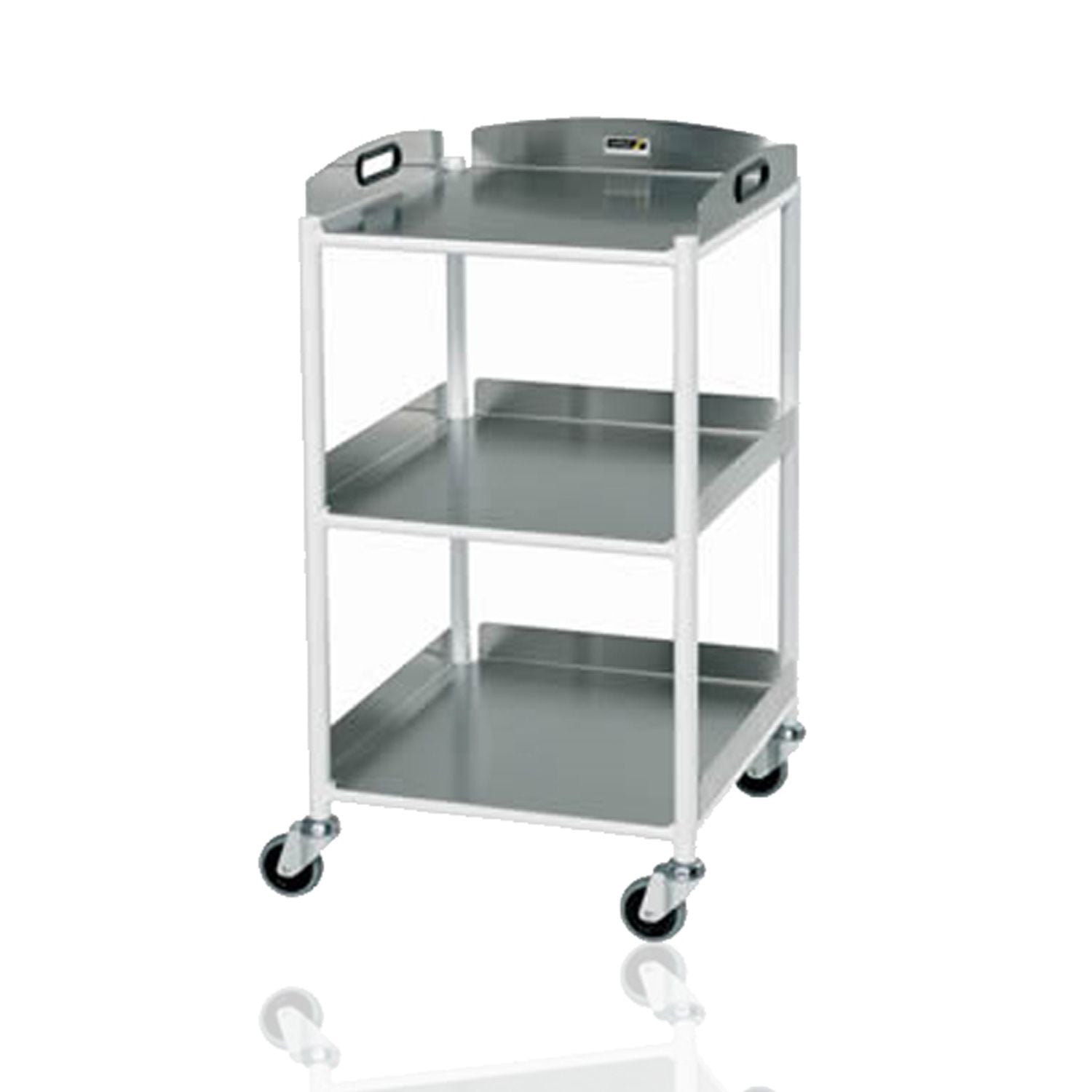 Sunflower Dressing Trolley - 3 Stainless Steel Trays