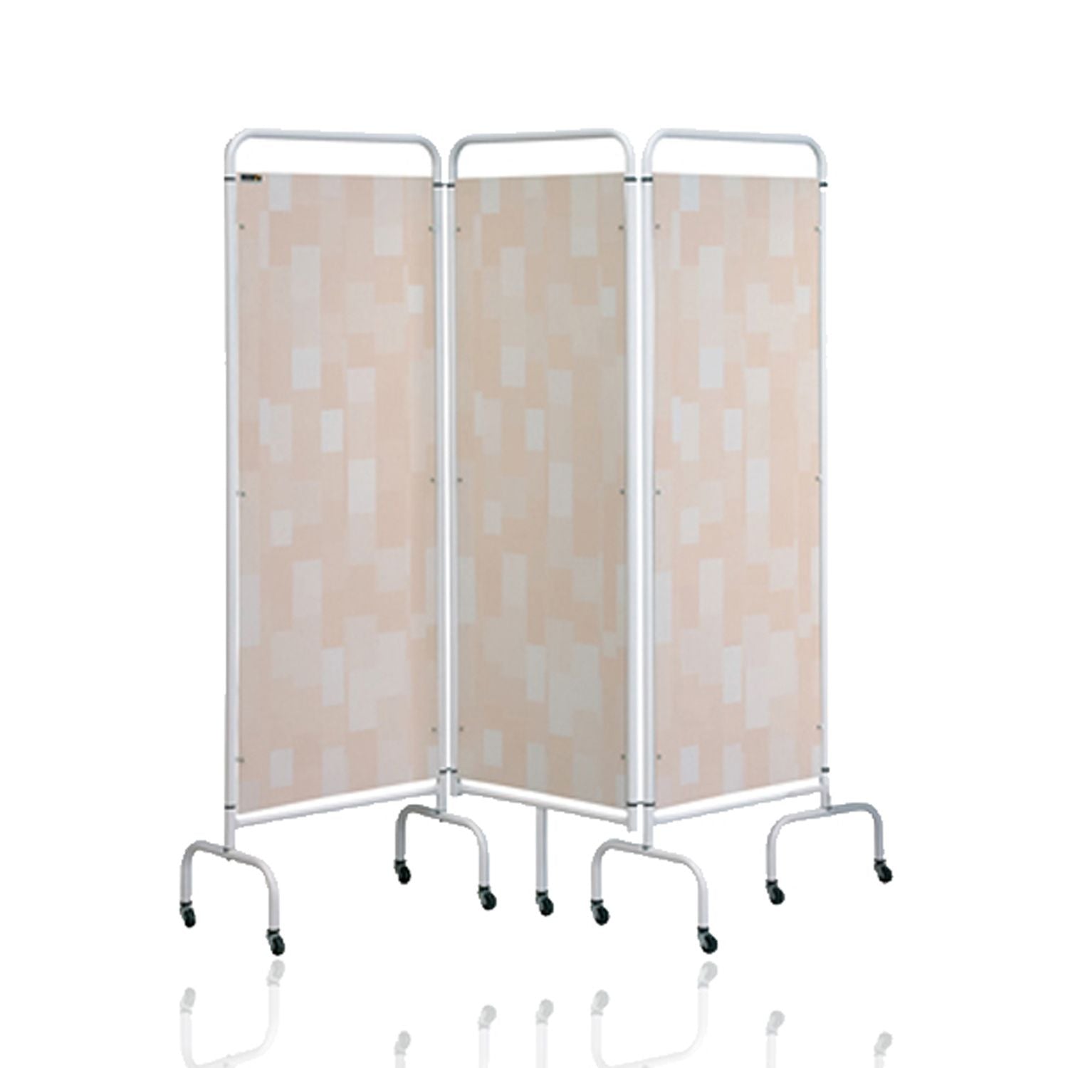 Sunflower 3 Section Mobile Folding Screen with Hygienic Disposable Curtains (4)