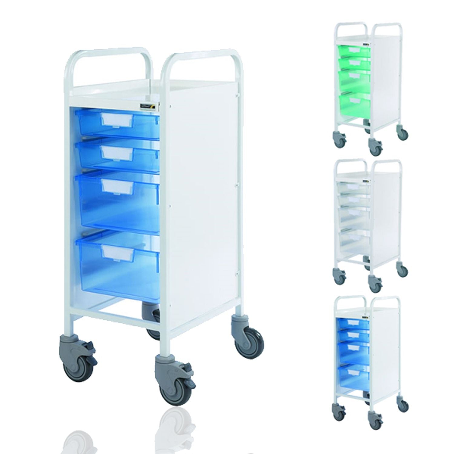 Sunflower Vista 30 Trolley | Two Single Trays & Two Double Depth Trays