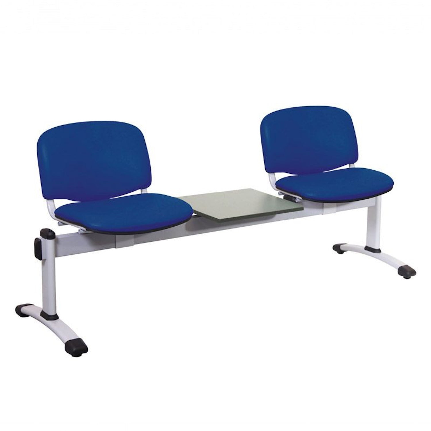 Sunflower Visitor 2 Anti-bacterial Vinyl Upholstery Seats & 1 Table Module in Navy