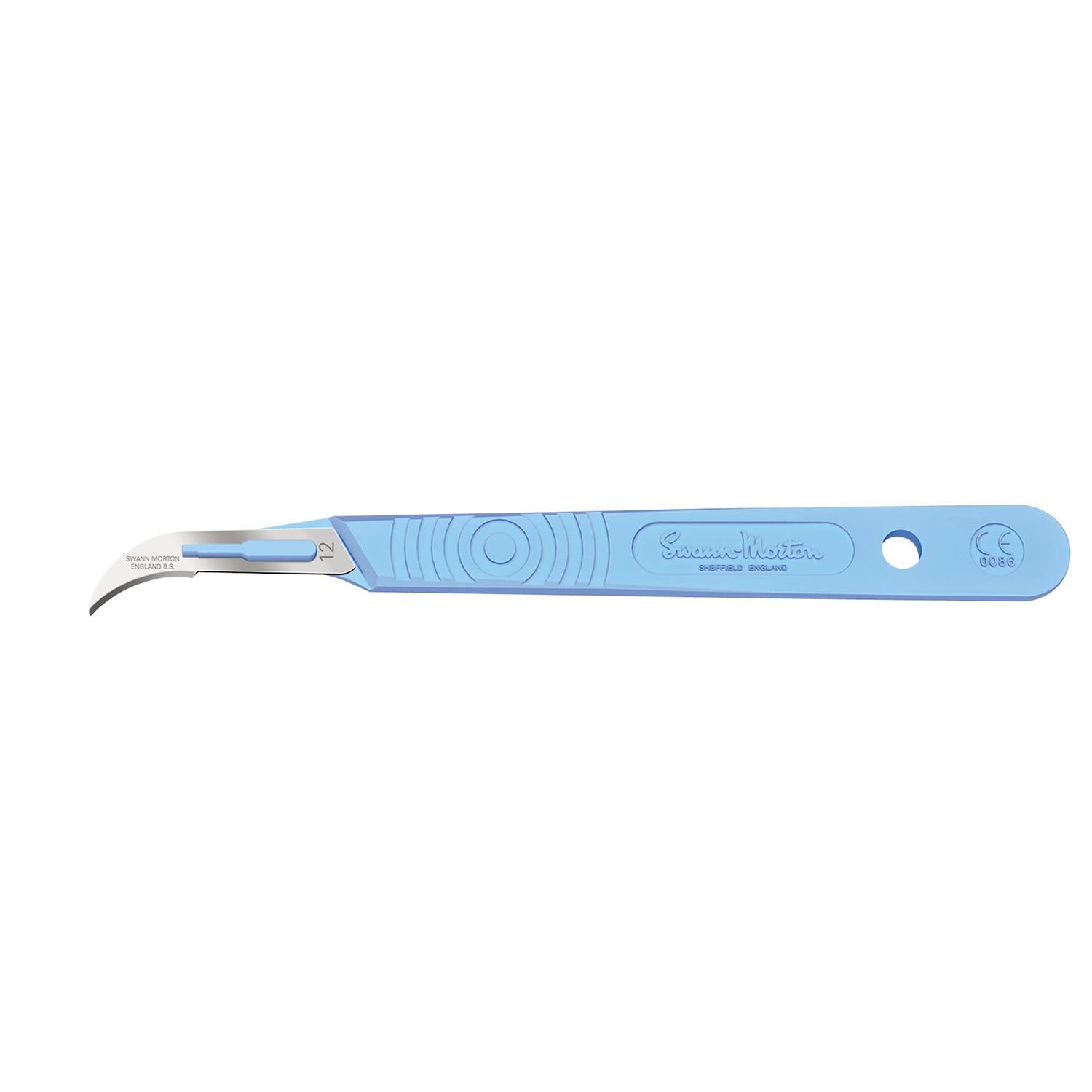 Swann Morton Sterile Scalpels | Disposable | No' 12 | Pack of 10
