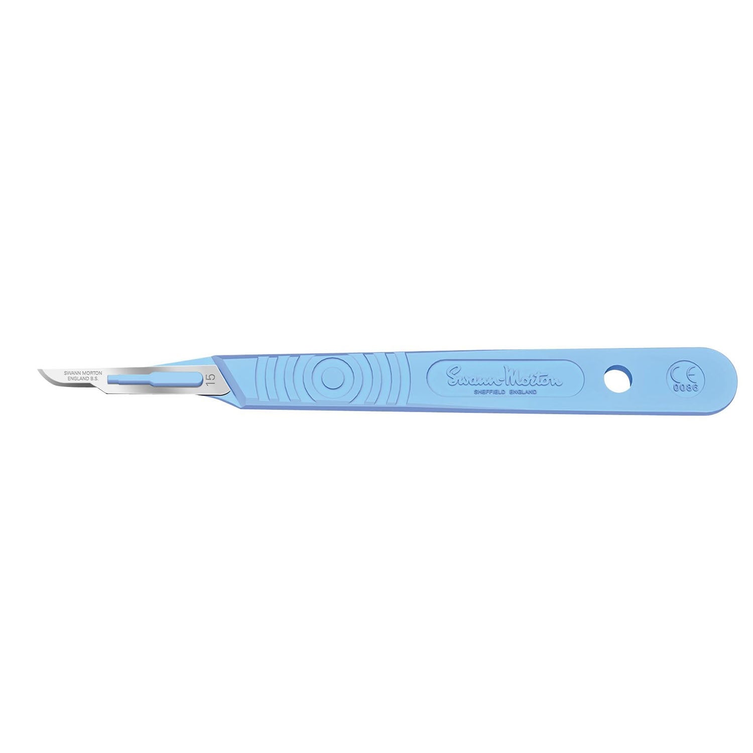 Swann Morton Sterile Scalpels | Disposable | No' 15 | Pack of 10