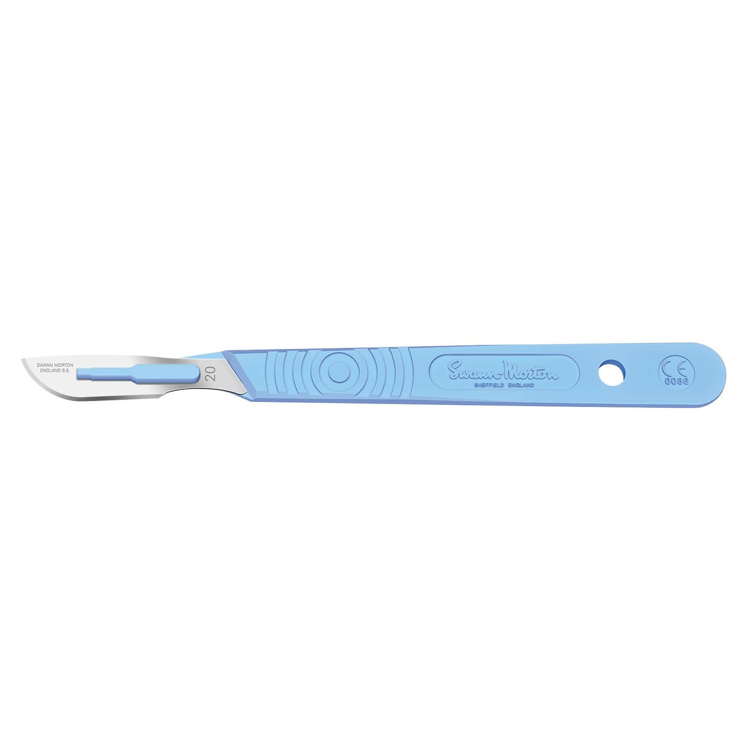 Swann Morton Sterile Scalpels | Disposable | No' 20 | Pack of 10