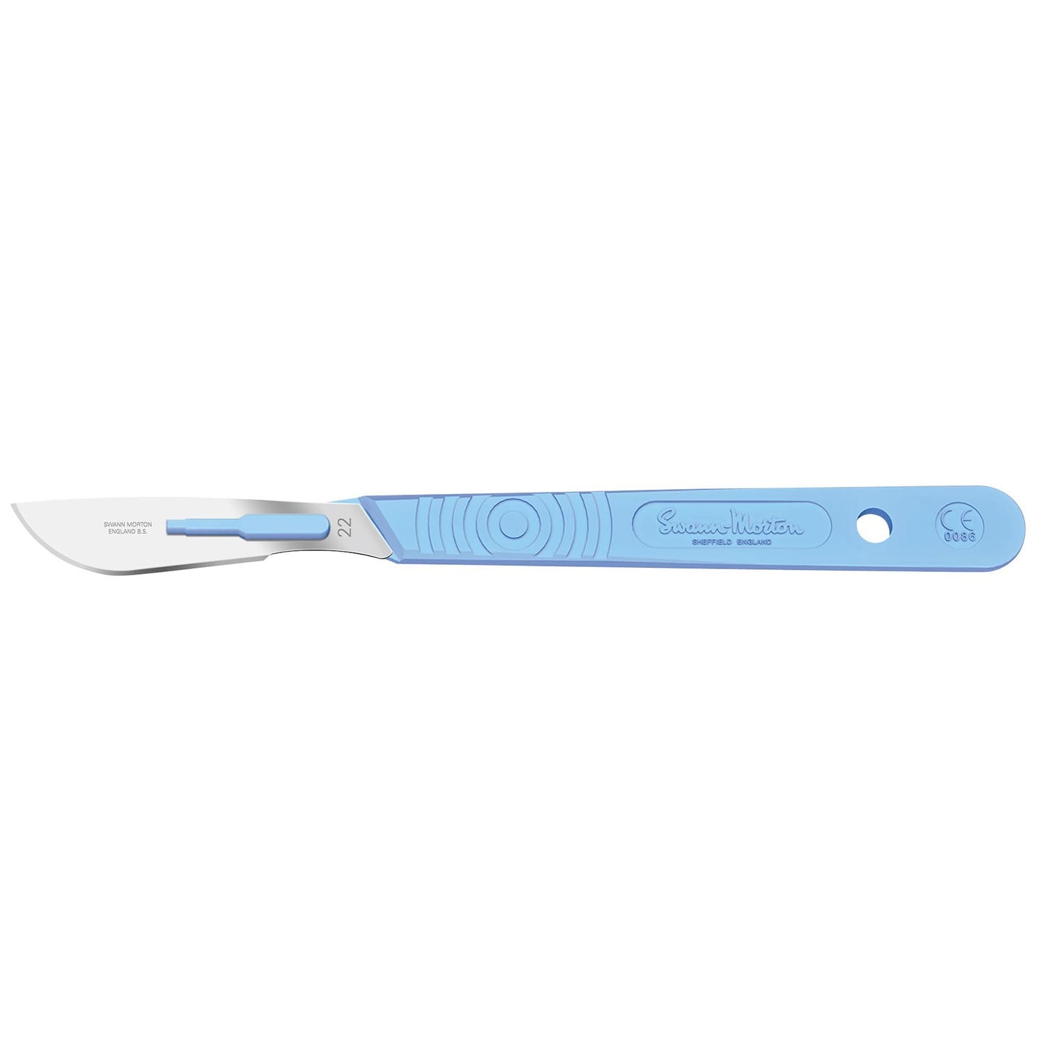 Swann Morton Sterile Scalpels | Disposable | No' 22 | Pack of 10