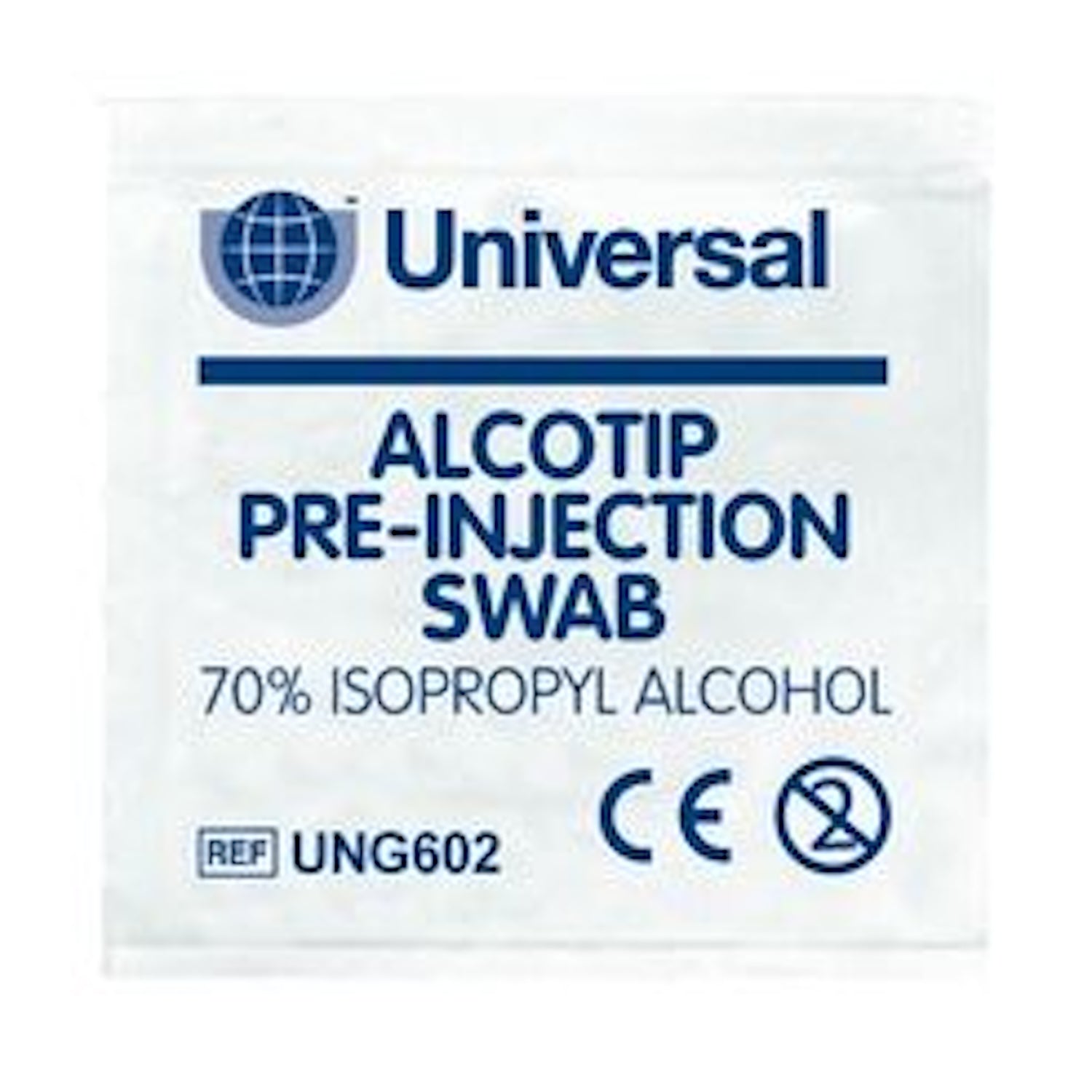 PDI Alcotip Swab 3 x 3cm 70% Alcohol | Pack of 100 (1)